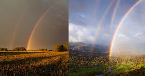 Does a Rainbow Actually Touch the Ground