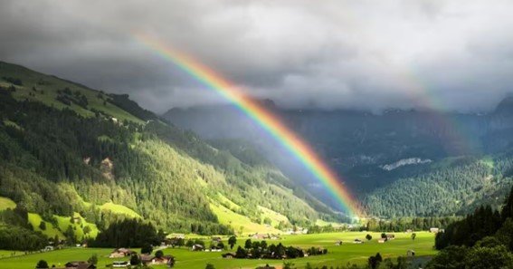 Does a Rainbow Actually Touch the Ground