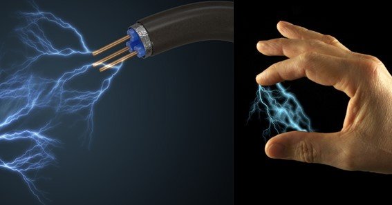 Static electricity vs current electricity