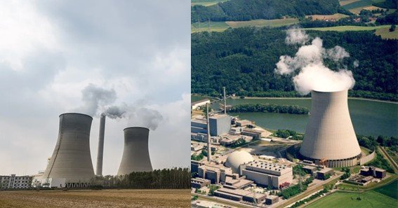 Thermal pollution from nuclear plants