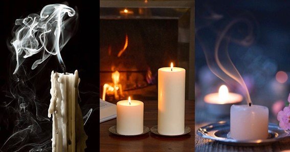 do candles cause indoor air pollution