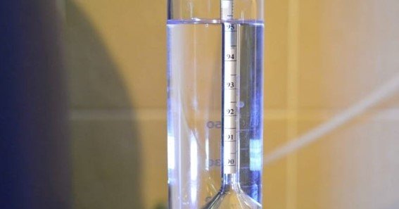 how to calculate specific gravity of water