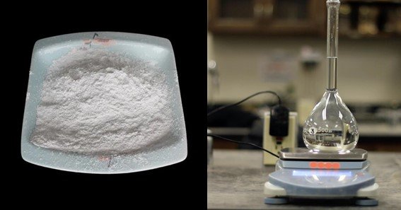 how to measure specific gravity of powder