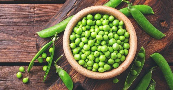 is there vitamin k in green peas