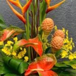 tropical flower arrangement ideas